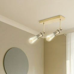 BAUHAUS Home Sweet Home LED-Deckenleuchte Spy 6 W, L X B X H: 30 X 9,5 X 20,5 Cm, Bronze, Warmweiß -Bauhaus Home 12 3035