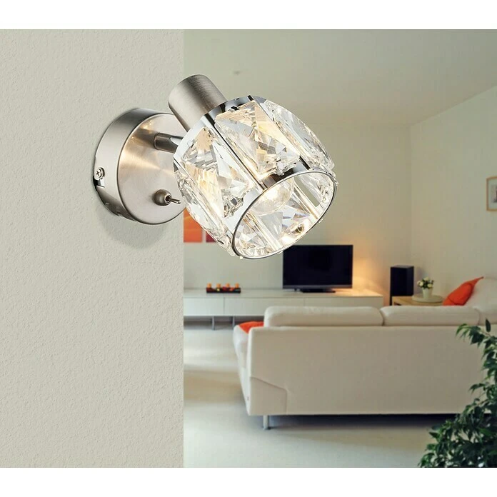 BAUHAUS Tween Light Deckenstrahler Diamant 40 W, L X B X H: 16 X 9,2 X 12,5 Cm, Nickel Matt, E14, 1 Stk. 4 BAUHAUS Tween Light Deckenstrahler Diamant 40 W, L X B X H: 16 X 9,2 X 12,5 Cm, Nickel Matt, E14, 1 Stk. – Bild 2
