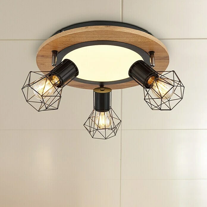 BAUHAUS Globo Deckenstrahler PRISKA 15 W, Schwarz, Sonstige, 1 Stk. 3 BAUHAUS Globo Deckenstrahler PRISKA 15 W, Schwarz, Sonstige, 1 Stk.