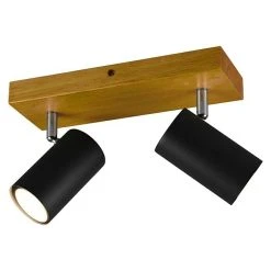 BAUHAUS Trio Leuchten Marley Deckenstrahler 70 W, L X B X H: 9 X 26 X 16 Cm, Schwarz, GU10, 2 Stk.