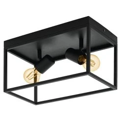 Alternative view of BAUHAUS Eglo Deckenstrahler SILENTINA 80 W, L X B X H: 36 X 18 X 20,5 Cm, Schwarz, E27, 2 Stk.