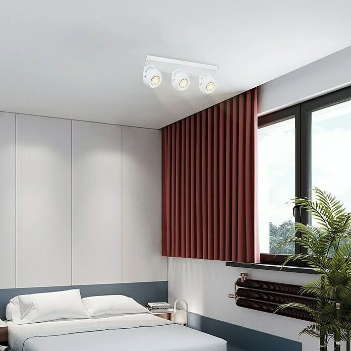 BAUHAUS Home Sweet Home LED-Deckenstrahler Nop 5,8 W, L X B X H: 9,5 X 35,5 X 14 Cm, Sandweiß, Warmweiß 4 BAUHAUS Home Sweet Home LED-Deckenstrahler Nop 5,8 W, L X B X H: 9,5 X 35,5 X 14 Cm, Sandweiß, Warmweiß – Bild 2