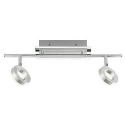 BAUHAUS Paul Neuhaus Sileda LED-Deckenstrahler 12 W, L X B X H: 50,5 X 18 X 19 Cm, Aluminium Matt, Warmweiß