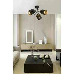 BAUHAUS Globo Deckenleuchte Tuxon 75 W, Schwarz, E14 7 BAUHAUS Globo Deckenleuchte Tuxon 75 W, Schwarz, E14 -Bauhaus Home 12 3127