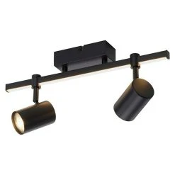 BAUHAUS Paul Neuhaus LED-Wand- & Deckenstrahler Barik 14 W, L X B X H: 40 X 14 X 16 Cm, Schwarz, Warmweiß