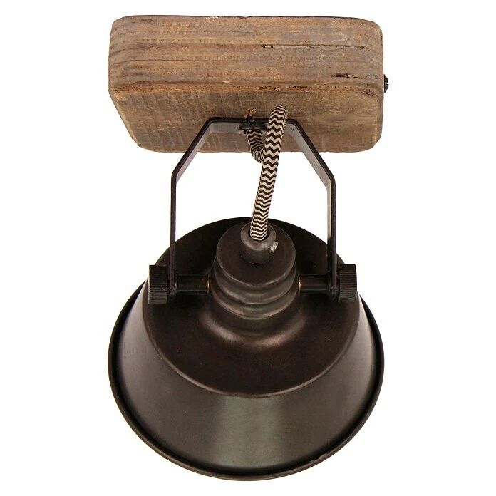 BAUHAUS Deckenstrahler 40 W, Schwarz Stahl/Holz, GU10, 1 Stk. 8 BAUHAUS Deckenstrahler 40 W, Schwarz Stahl/Holz, GU10, 1 Stk. – Bild 6