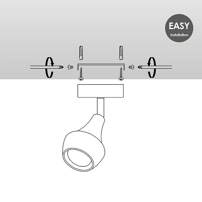 BAUHAUS LED-Deckenstrahler Vaya 5,8 W, L X B X H: 26 X 9 X 16,5 Cm, Silber, Warmweiß 8 BAUHAUS LED-Deckenstrahler Vaya 5,8 W, L X B X H: 26 X 9 X 16,5 Cm, Silber, Warmweiß – Bild 6