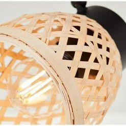 BAUHAUS Brilliant Elize Deckenstrahler 28 W, L X B X H: 10,5 X 50 X 18 Cm, Schwarz-matt/Bambus, E14, 3 Stk. 10 BAUHAUS Brilliant Elize Deckenstrahler 28 W, L X B X H: 10,5 X 50 X 18 Cm, Schwarz-matt/Bambus, E14, 3 Stk. -Bauhaus Home 12 3181