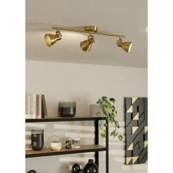 BAUHAUS Eglo Seras Deckenstrahler SERAS 9 W, Gold, GU10, 3 Stk. -Bauhaus Home 12 3187