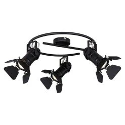 BAUHAUS Globo Deckenstrahler 150 W, Schwarz, GU10