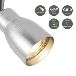 BAUHAUS Home Sweet Home LED-Wandstrahler Alba 5,8 W, L X B X H: 11,5 X 81 X 17 Cm, Aluminium, Warmweiß -Bauhaus Home 12 3198