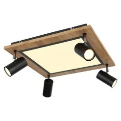 BAUHAUS Globo Deckenstrahler ULLA 24 W, L X B X H: 45 X 45 X 13 Cm, Schwarz, Sonstige 9 BAUHAUS Globo Deckenstrahler ULLA 24 W, L X B X H: 45 X 45 X 13 Cm, Schwarz, Sonstige -Bauhaus Home 12 3227