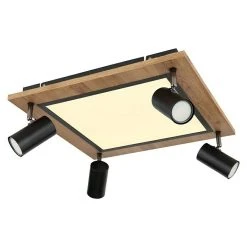 BAUHAUS Globo Deckenstrahler ULLA 24 W, L X B X H: 45 X 45 X 13 Cm, Schwarz, Sonstige 10 BAUHAUS Globo Deckenstrahler ULLA 24 W, L X B X H: 45 X 45 X 13 Cm, Schwarz, Sonstige -Bauhaus Home 12 3228