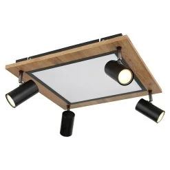 BAUHAUS Globo Deckenstrahler ULLA 24 W, L X B X H: 45 X 45 X 13 Cm, Schwarz, Sonstige 11 BAUHAUS Globo Deckenstrahler ULLA 24 W, L X B X H: 45 X 45 X 13 Cm, Schwarz, Sonstige -Bauhaus Home 12 3229