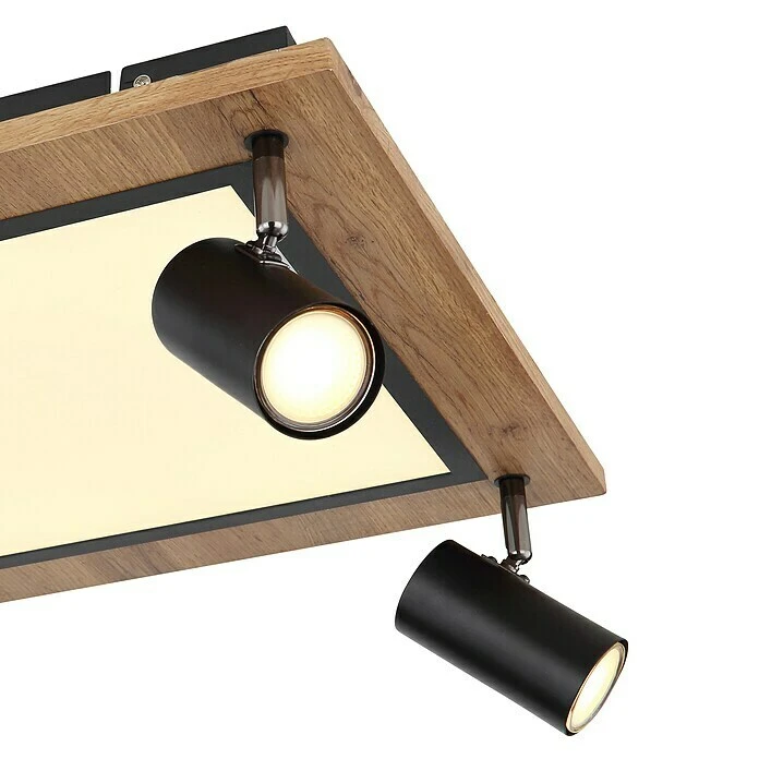 BAUHAUS Globo Deckenstrahler ULLA 24 W, L X B X H: 45 X 45 X 13 Cm, Schwarz, Sonstige 8 BAUHAUS Globo Deckenstrahler ULLA 24 W, L X B X H: 45 X 45 X 13 Cm, Schwarz, Sonstige – Bild 6