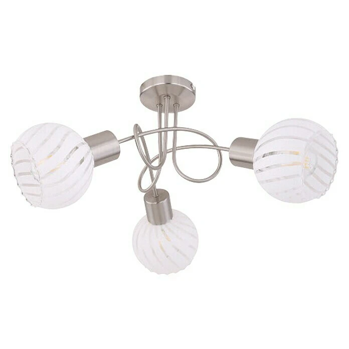 BAUHAUS Globo Deckenstrahler Willy 40 W, Nickel Matt, E27 3 BAUHAUS Globo Deckenstrahler Willy 40 W, Nickel Matt, E27