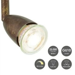 BAUHAUS Home Sweet Home LED-Deckenstrahler Curl 5,8 W, L X B X H: 11,5 X 55 X 14,5 Cm, Bronze, Warmweiß 10 BAUHAUS Home Sweet Home LED-Deckenstrahler Curl 5,8 W, L X B X H: 11,5 X 55 X 14,5 Cm, Bronze, Warmweiß -Bauhaus Home 12 3261