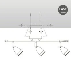 BAUHAUS Home Sweet Home LED-Deckenstrahler Curl 5,8 W, L X B X H: 11,5 X 55 X 14,5 Cm, Bronze, Warmweiß 11 BAUHAUS Home Sweet Home LED-Deckenstrahler Curl 5,8 W, L X B X H: 11,5 X 55 X 14,5 Cm, Bronze, Warmweiß -Bauhaus Home 12 3262