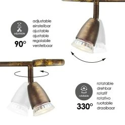 BAUHAUS Home Sweet Home LED-Deckenstrahler Curl 5,8 W, L X B X H: 11,5 X 55 X 14,5 Cm, Bronze, Warmweiß 13 BAUHAUS Home Sweet Home LED-Deckenstrahler Curl 5,8 W, L X B X H: 11,5 X 55 X 14,5 Cm, Bronze, Warmweiß -Bauhaus Home 12 3264