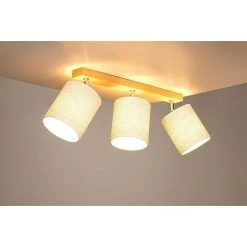 BAUHAUS Britop Lighting Boho Deckenstrahler 25 W, L X B X H: 67 X 13 X 25 Cm, Weiß, E27, 3 Stk.