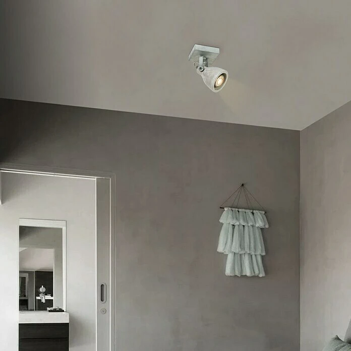 BAUHAUS Home Sweet Home LED-Deckenstrahler Vedi 5,8 W, L X B X H: 9,5 X 9,5 X 17,5 Cm, Beton, Warmweiß 5 BAUHAUS Home Sweet Home LED-Deckenstrahler Vedi 5,8 W, L X B X H: 9,5 X 9,5 X 17,5 Cm, Beton, Warmweiß – Bild 3