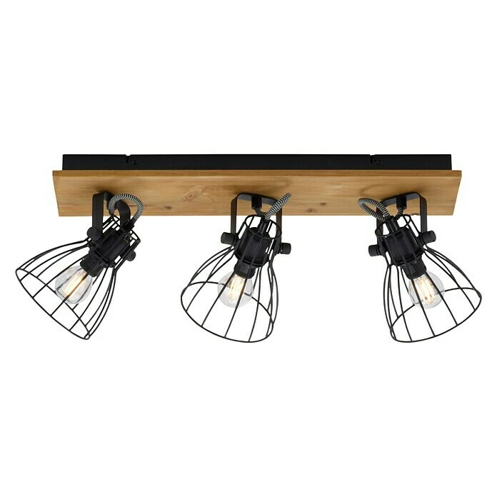 BAUHAUS Deckenstrahler Taro L X B X H: 58 X 22 X 15 Cm, Schwarz, E14, 3 Stk. 4 BAUHAUS Deckenstrahler Taro L X B X H: 58 X 22 X 15 Cm, Schwarz, E14, 3 Stk. – Bild 2