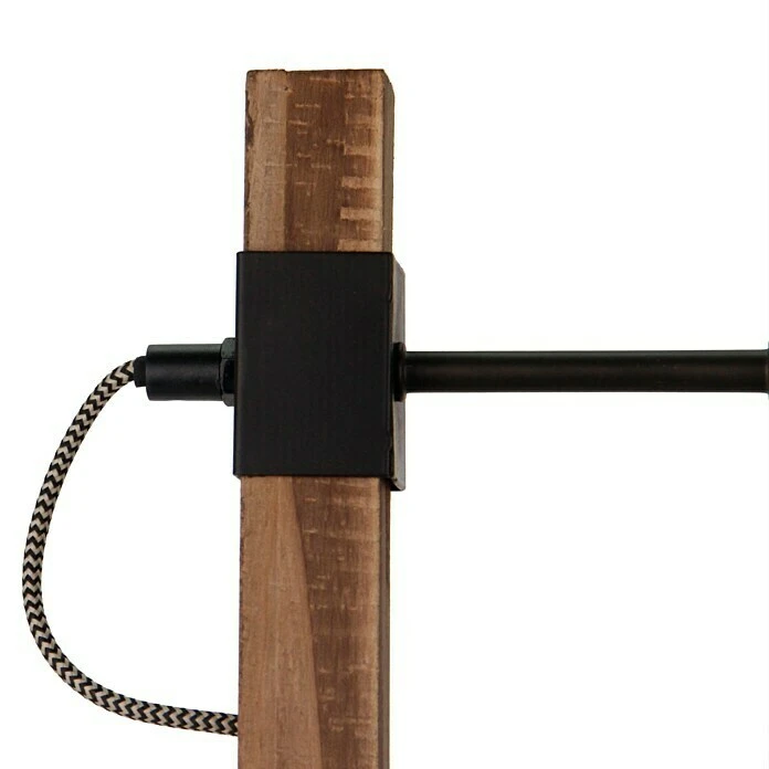 BAUHAUS Deko-Tischleuchte 40 W, Holz, E27 4 BAUHAUS Deko-Tischleuchte 40 W, Holz, E27 – Bild 2