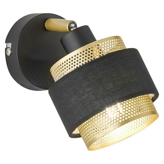 BAUHAUS WOFI Grove Deckenstrahler 28 W, L X B X H: 10 X 18,5 X 13 Cm, Schwarz/Gold, E14, 1 Stk. 4 BAUHAUS WOFI Grove Deckenstrahler 28 W, L X B X H: 10 X 18,5 X 13 Cm, Schwarz/Gold, E14, 1 Stk. – Bild 2