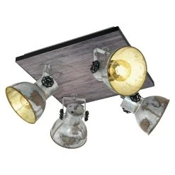 BAUHAUS Eglo Barnstaple Deckenstrahler 160 W, Schwarz, E27