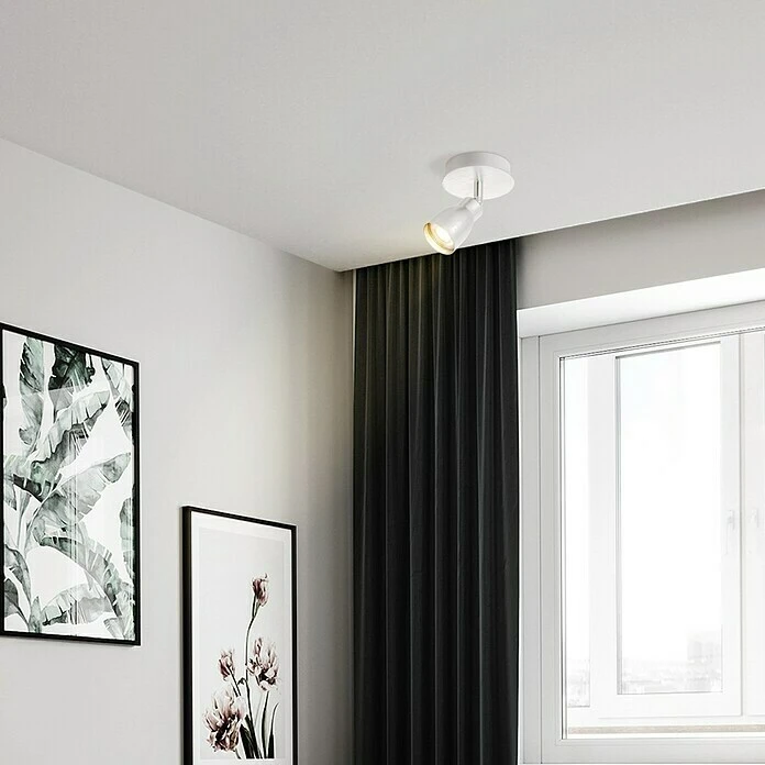 BAUHAUS Home Sweet Home LED-Deckenstrahler Rund Alba 5,8 W, Ø X H: 11,5 X 13,5 Cm, Aluminium, Warmweiß 4 BAUHAUS Home Sweet Home LED-Deckenstrahler Rund Alba 5,8 W, Ø X H: 11,5 X 13,5 Cm, Aluminium, Warmweiß – Bild 2