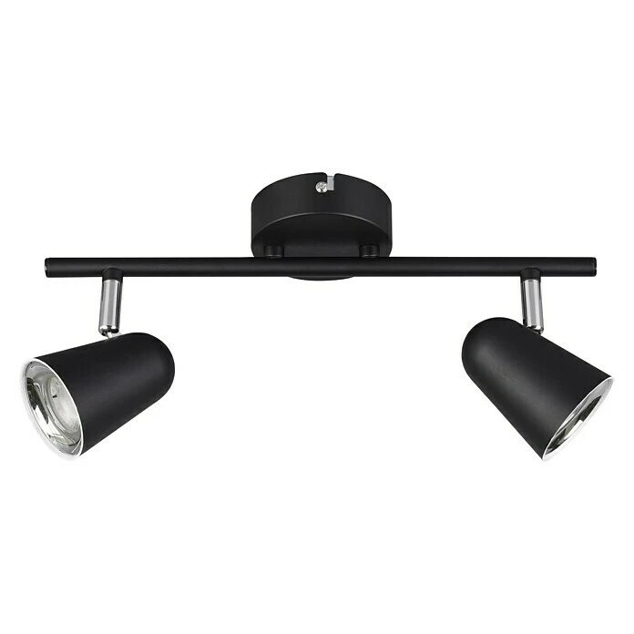 BAUHAUS Reality Leuchten LED-Deckenstrahler Toulouse L X B X H: 9 X 34 X 17 Cm, Schwarz, Anzahl Leuchtmittel: 2 Stk. 3 BAUHAUS Reality Leuchten LED-Deckenstrahler Toulouse L X B X H: 9 X 34 X 17 Cm, Schwarz, Anzahl Leuchtmittel: 2 Stk.