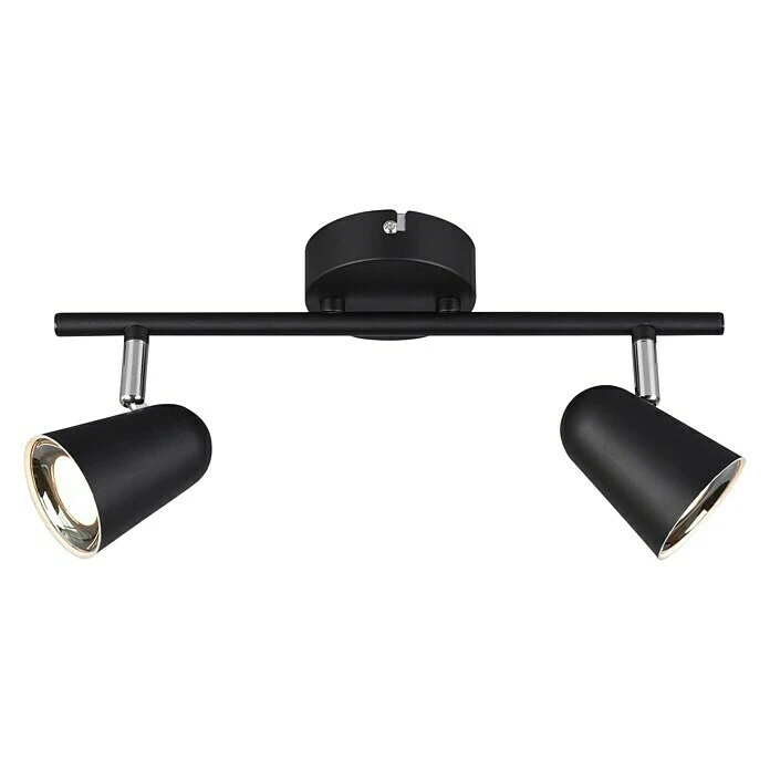 BAUHAUS Reality Leuchten LED-Deckenstrahler Toulouse L X B X H: 9 X 34 X 17 Cm, Schwarz, Anzahl Leuchtmittel: 2 Stk. 4 BAUHAUS Reality Leuchten LED-Deckenstrahler Toulouse L X B X H: 9 X 34 X 17 Cm, Schwarz, Anzahl Leuchtmittel: 2 Stk. – Bild 2