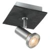 BAUHAUS Home Sweet Home LED-Deckenstrahler Stone 5,8 W, L X B X H: 11,5 X 11,5 X 14,5 Cm, Schwarz, Warmweiß