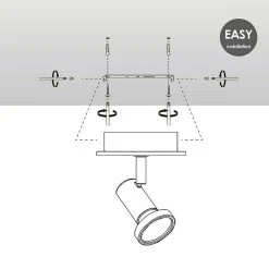 BAUHAUS Home Sweet Home LED-Deckenstrahler Stone 5,8 W, L X B X H: 11,5 X 11,5 X 14,5 Cm, Schwarz, Warmweiß 11 BAUHAUS Home Sweet Home LED-Deckenstrahler Stone 5,8 W, L X B X H: 11,5 X 11,5 X 14,5 Cm, Schwarz, Warmweiß -Bauhaus Home 12 3348