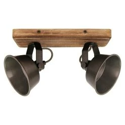 BAUHAUS Deckenstrahler 40 W, Schwarz Stahl/Holz, GU10, 2 Stk. 9 BAUHAUS Deckenstrahler 40 W, Schwarz Stahl/Holz, GU10, 2 Stk. -Bauhaus Home 12 3357