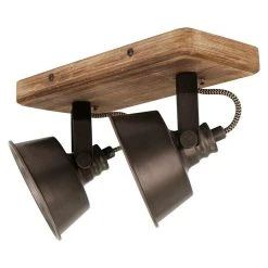 BAUHAUS Deckenstrahler 40 W, Schwarz Stahl/Holz, GU10, 2 Stk. 10 BAUHAUS Deckenstrahler 40 W, Schwarz Stahl/Holz, GU10, 2 Stk. -Bauhaus Home 12 3358