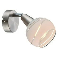 BAUHAUS Globo Elliott Deckenstrahler 4 W, Weiß/Klar, E14, 1 Stk.