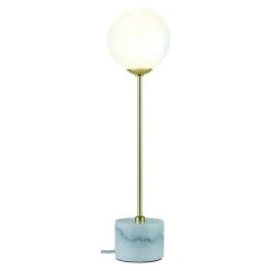 BAUHAUS Paulmann Neordic Tischleuchte Rund Moa 10 W, Ø X H: 100 Mm X 40 Cm, Gold, G9