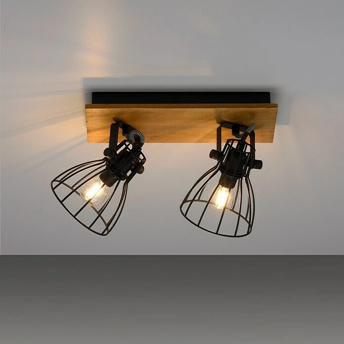 BAUHAUS Deckenstrahler Taro L X B X H: 40 X 22 X 15 Cm, Schwarz, E14, 2 Stk. 6 BAUHAUS Deckenstrahler Taro L X B X H: 40 X 22 X 15 Cm, Schwarz, E14, 2 Stk. – Bild 4