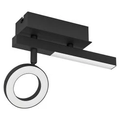 BAUHAUS Eglo Cardillio 2 LED-Deckenstrahler CARDILLIO 2 5,4 W, L X B X H: 22,5 X 6,5 X 16,5 Cm, Schwarz, Warmweiß, 2 Stk.