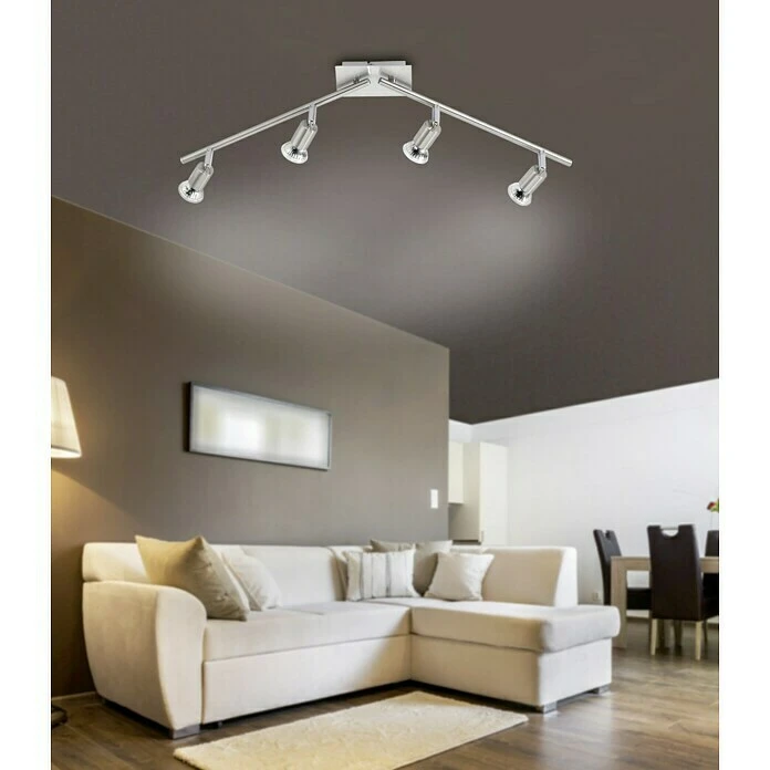 BAUHAUS Tween Light Estima LED-Deckenstrahler 12 W, L X B X H: 80 X 74 X 16 Cm, Stahl, Warmweiß, 4 Stk. 4 BAUHAUS Tween Light Estima LED-Deckenstrahler 12 W, L X B X H: 80 X 74 X 16 Cm, Stahl, Warmweiß, 4 Stk. – Bild 2