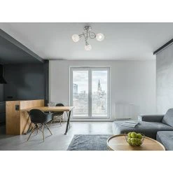 BAUHAUS Globo Elliott Deckenstrahler 12 W, Weiß/Klar, E14, 3 Stk. -Bauhaus Home 12 3456