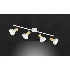 BAUHAUS WOFI Deckenstrahler Texel 112 W, L X B X H: 72 X 13 X 16 Cm, Weiß, E14, 4 Stk.