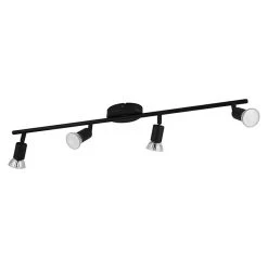 BAUHAUS Eglo LED-Deckenstrahler BUZZ-LED 12 W, Schwarz -Bauhaus Home 12 3462