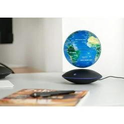 BAUHAUS LED-Dekoleuchte Rund Globus 3 W, Schwarz, Globus Motiv