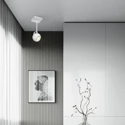 BAUHAUS Home Sweet Home LED-Deckenstrahler Nop 5,8 W, L X B X H: 9,5 X 9,5 X 24 Cm, Sandweiß, Warmweiß -Bauhaus Home 12 3470