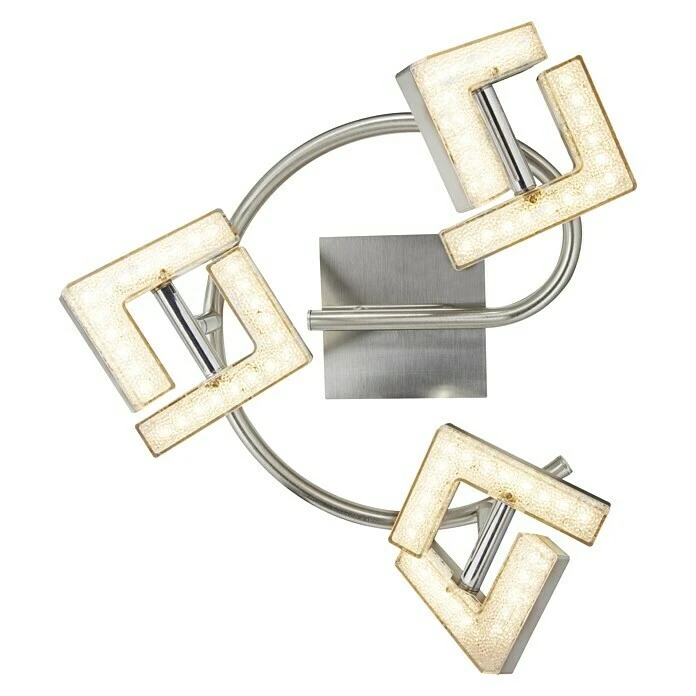 BAUHAUS Tween Light LED-Deckenleuchte Square Crystal 12 W, Nickel Matt, Warmweiß 3 BAUHAUS Tween Light LED-Deckenleuchte Square Crystal 12 W, Nickel Matt, Warmweiß