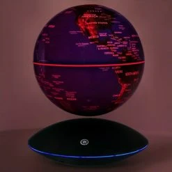 Alternative view of BAUHAUS LED-Dekoleuchte Rund Globus 3 W, Schwarz, Globus Motiv