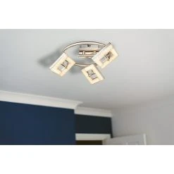 BAUHAUS Tween Light LED-Deckenleuchte Square Crystal 12 W, Nickel Matt, Warmweiß 8 BAUHAUS Tween Light LED-Deckenleuchte Square Crystal 12 W, Nickel Matt, Warmweiß -Bauhaus Home 12 3481