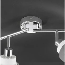 BAUHAUS WOFI Naples Deckenstrahler 112 W, L X B X H: 85 X 9 X 20,2 Cm, Chrom, E14, 4 Stk. 8 BAUHAUS WOFI Naples Deckenstrahler 112 W, L X B X H: 85 X 9 X 20,2 Cm, Chrom, E14, 4 Stk. -Bauhaus Home 12 3501